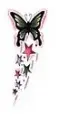 butterfly & stars
