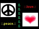 peace and love