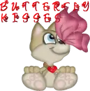 kitty and butterfly