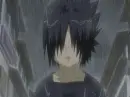 Sasuke in the rain