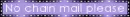 No chain mail please dark purple - ggr
