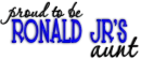 ronald jr's aunt