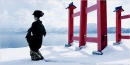 geisha in the snow