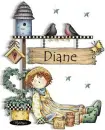 Garden Doll with name Diane