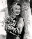 Fay Wray, vintage, actress, flowers