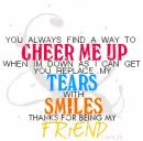 Thanks For Being My Friend