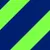 blue and green strips