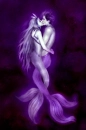 purple mermaid couple
