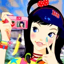 girl with camera