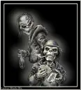 Halloween Skeletons Igor and Yakoff