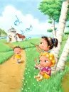 playing with friends