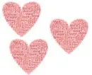 3 hearts