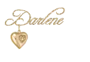 Darlene heart charm