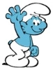 Waving Smurf
