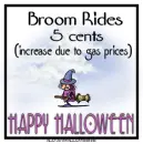 Happy Halloween Broom Rides