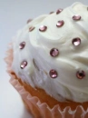 cute pink diamonds cupcake