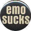 emo sucks button