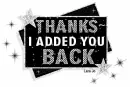 Thanks I Added You Back