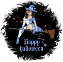 Happy Halloween witch