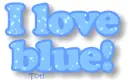 I love blue!