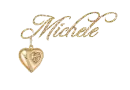 Michele heart charm