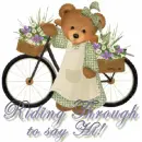riding through to say hi