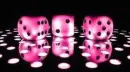 pink dice
