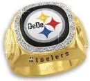pittsburgh steelers ring dede