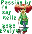Evelyn (walking the dog)