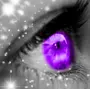 purple eye