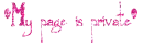 My page is private
