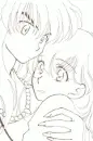 kagome kissing inuyasha