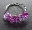 =purple flower ring=