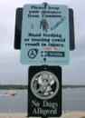 stay away from the zombies