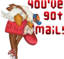 duck with mail