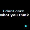 I don't care