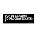 Procrastinate...