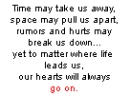 Time may tear us apart