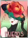 Pretty Woman With Friends message