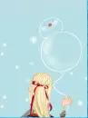 girl with cute balloon