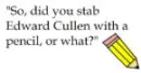 edward got stabbed?