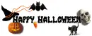 Happy Halloween Blinking Sign