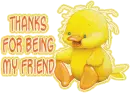Thanks 4 being my friend