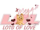 Maggie with lots of love