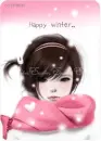 happy pink winter