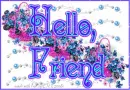 Hello Friend-Glitter