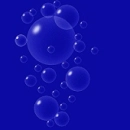 blue bubbles