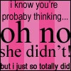 YES I DID!!