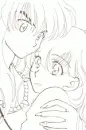 inuyasha kissing kagome