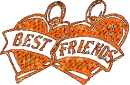 glitter best friends heart
